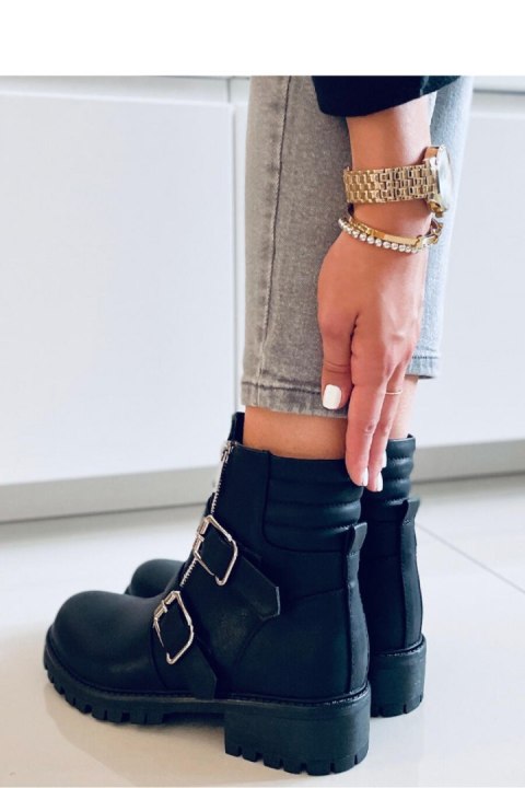 Botki militarne TERRY BLACK - Inello Botki militarne TERRY BLACK - Inello