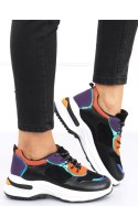 Buty sportowe OTAVIA BLACK/ORANGE - Inello