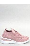 Buty sportowe na ukrytym koturnie CROFT PINK - Inello