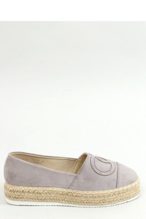 ESPADRYLE CHANELKI SZARE T379P GREY - Inello ESPADRYLE CHANELKI SZARE T379P GREY - Inello