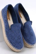 Espadryle ażurowe RIGOIS BLUE - Inello