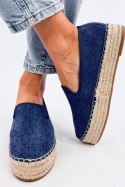 Espadryle ażurowe RIGOIS BLUE - Inello