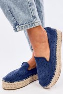 Espadryle ażurowe RIGOIS BLUE - Inello