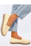 Espadryle damskie płócienne HAYDON YELLOW - Inello