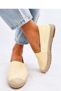 Espadryle damskie płócienne HAYDON YELLOW - Inello