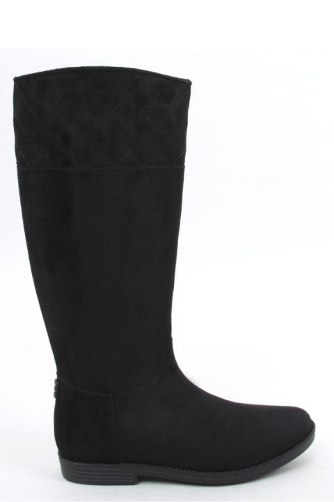 Kalosze damskie oficerki czarne D62P BLACK - Inello Kalosze damskie oficerki czarne D62P BLACK - Inello
