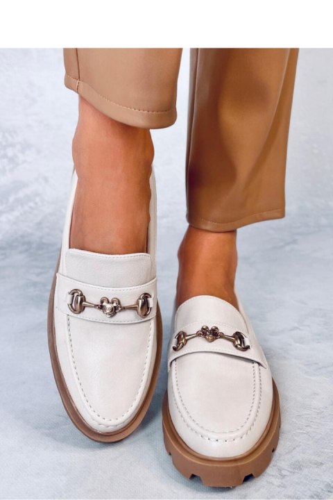 Mokasyny z myszką Miki MOUSE BEIGE - Inello Mokasyny z myszką Miki MOUSE BEIGE - Inello