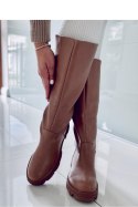 Oficerki damskie POWELL KHAKI - Inello