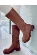 Oficerki damskie POWELL KHAKI - Inello