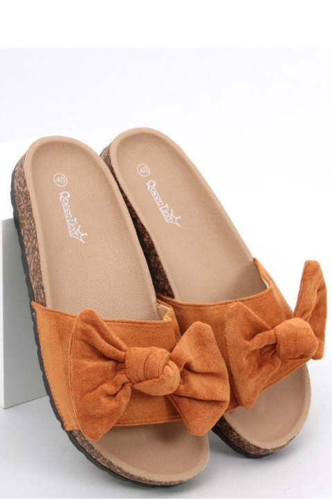 Sandał Klapki korkowe KIARA CAMEL - Inello Sandał Klapki korkowe KIARA CAMEL - Inello