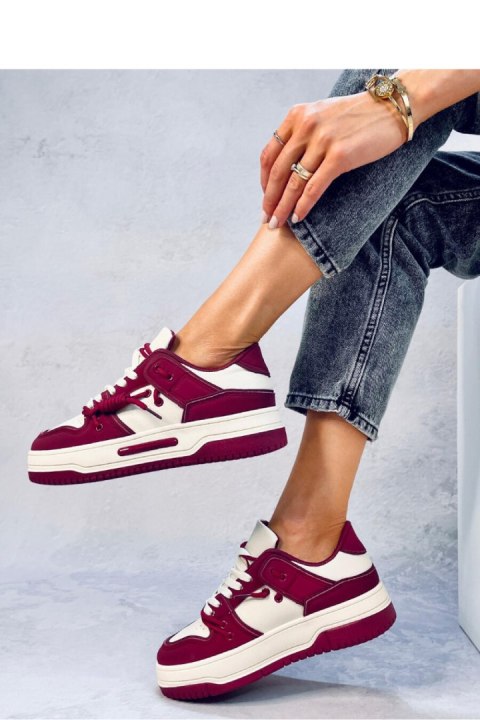 Sneakersy na wysokiej podeszwie CLAVELL WINE - Inello Sneakersy na wysokiej podeszwie CLAVELL WINE - Inello