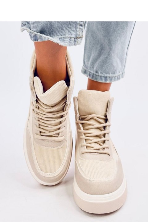Sneakersy za kostkę RIESS BEIGE - Inello Sneakersy za kostkę RIESS BEIGE - Inello