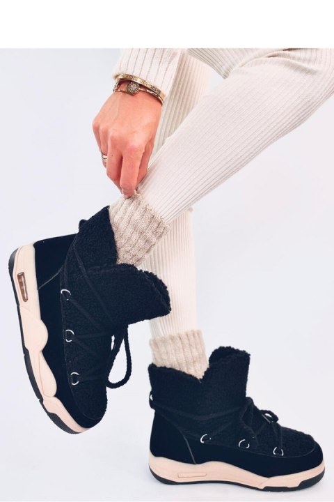 Śniegowce sneakersy ocieplane REMAL BLACK - Inello Śniegowce sneakersy ocieplane REMAL BLACK - Inello
