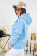 Bluza Damska Model Noemi WJ8890 Baby Blue - Vittoria Ventini