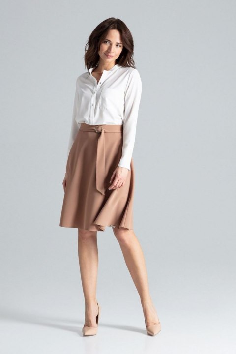 Spódnica Model L038 Brown - Lenitif Spódnica Model L038 Brown - Lenitif