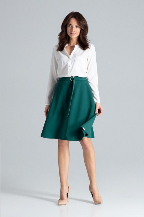 Spódnica Model L038 Green - Lenitif Spódnica Model L038 Green - Lenitif