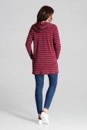 Sweter Kardigan Model L070 Bordo - Lenitif