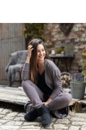 Sweter Kardigan Model Milee Brown - Sensis