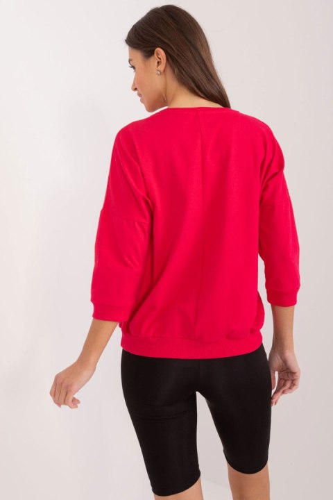 Bluza Damska Model RV-BZ-9519.22 Red - Relevance Bluza Damska Model RV-BZ-9519.22 Red - Relevance