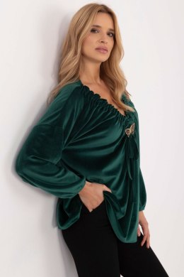 Bluzka Model DHJ-BZ-19902.49P Dark Green - Italy Moda