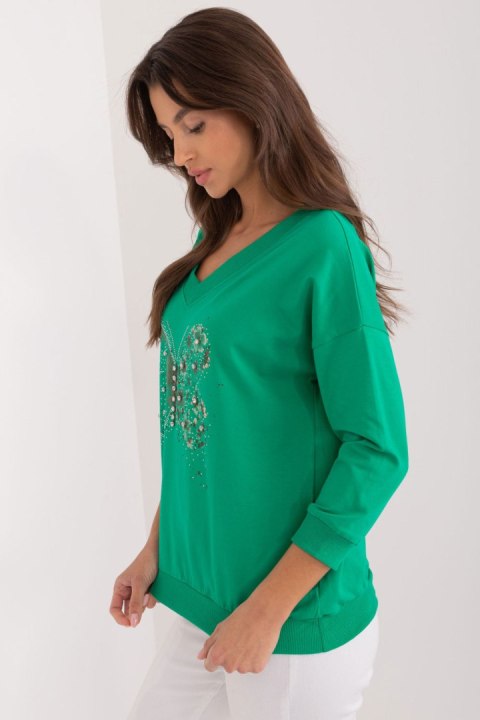 Bluzka Model RV-BZ-9049.22X Green - Relevance Bluzka Model RV-BZ-9049.22X Green - Relevance