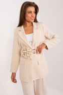 Marynarka Model DHJ-MA-18973.60 Light Beige - Italy Moda