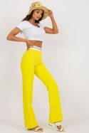 Spodnie Damskie Model DHJ-SP-6971.44P Yellow - Italy Moda