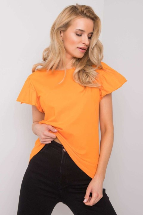 Bluzka Model FA-BZ-7041.19 Orange - Fancy Bluzka Model FA-BZ-7041.19 Orange - Fancy