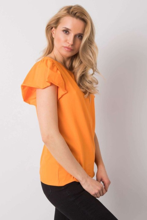 Bluzka Model FA-BZ-7041.19 Orange - Fancy Bluzka Model FA-BZ-7041.19 Orange - Fancy