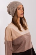 Czapka Model AT-CZ-2329.79 Dark Beige - AT