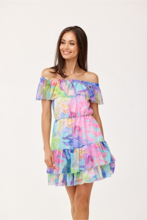 Sukienka Model SUK0335 37D Multicolor - Roco Fashion Sukienka Model SUK0335 37D Multicolor - Roco Fashion