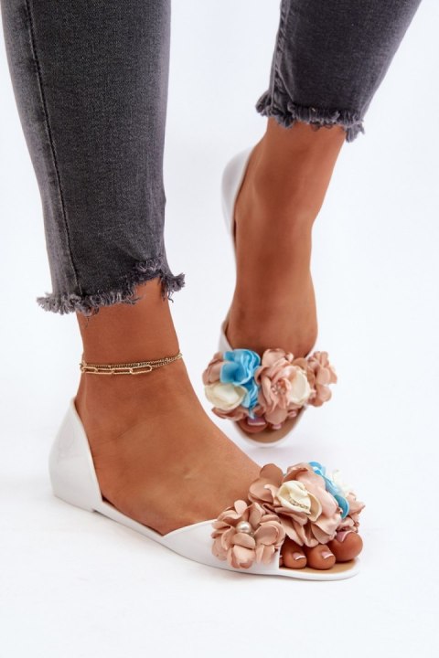 Baleriny Model Junikla CK298P White - Step in style Baleriny Model Junikla CK298P White - Step in style