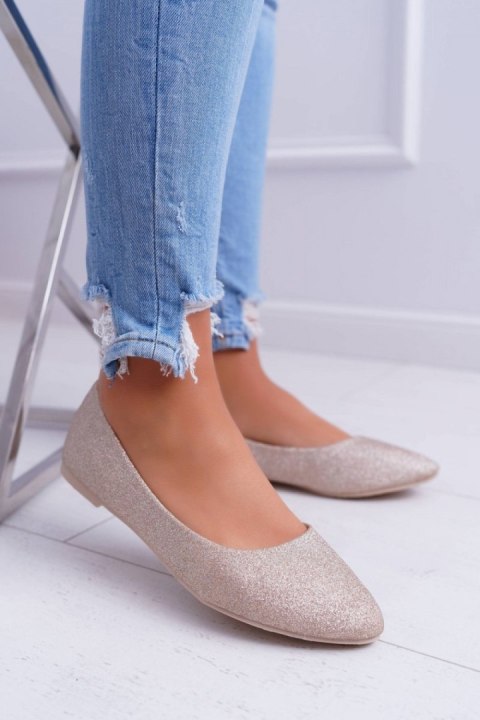 Baleriny Model Tiffy CC200P Gold - Step in style Baleriny Model Tiffy CC200P Gold - Step in style