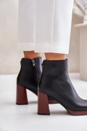 Botki Model DA JC42-37 Black - Step in style