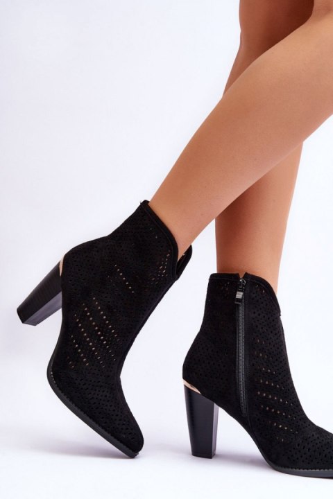 Botki Model Logan C-120 Black - Step in style Botki Model Logan C-120 Black - Step in style