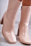 Botki Model Margit C-229 Beige - Step in style