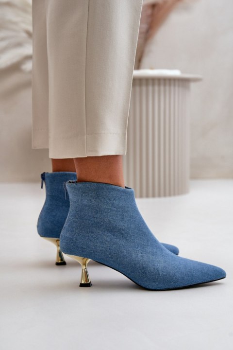 Botki Model Terlena GP14 Blue - Step in style Botki Model Terlena GP14 Blue - Step in style