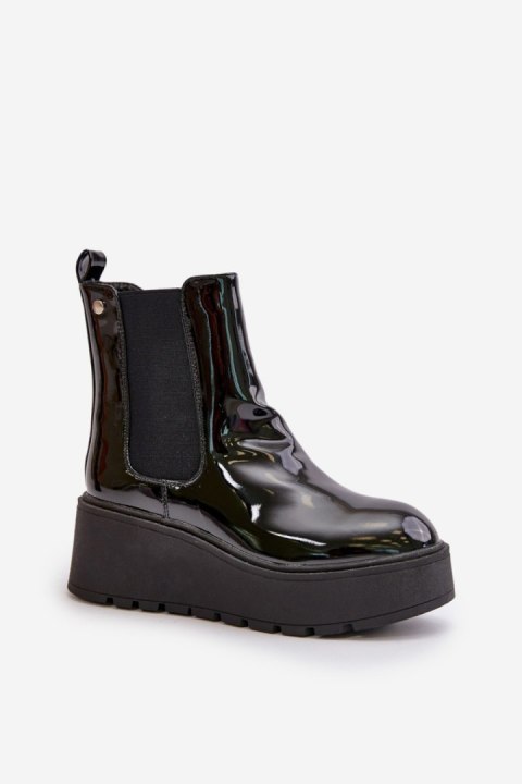 Botki Model Wloedia NS397P Black - Step in style Botki Model Wloedia NS397P Black - Step in style