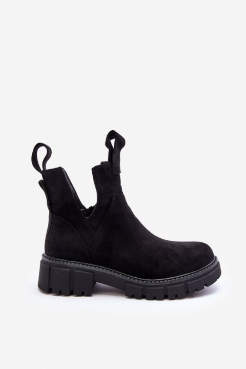 Botki Workery Model Heaven D8107 Black - Step in style Botki Workery Model Heaven D8107 Black - Step in style