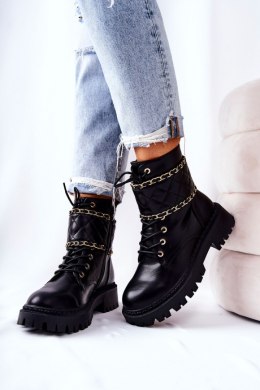 Botki workery Model Caleanor H21-71 BLK Black - Step in style