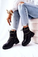 Botki workery Model Caleanor H21-71 BLK Black - Step in style