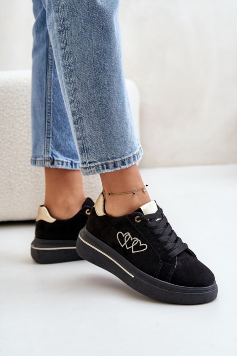 Buty Sportowe Model Avirorae YY-8 Black - Step in style Buty Sportowe Model Avirorae YY-8 Black - Step in style