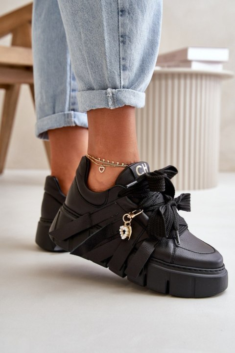 Buty Sportowe Model CheBello 4568 Black - Step in style Buty Sportowe Model CheBello 4568 Black - Step in style