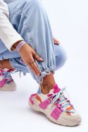 Buty Sportowe Model Chillout! BL357P Beige/Pink - Step in style