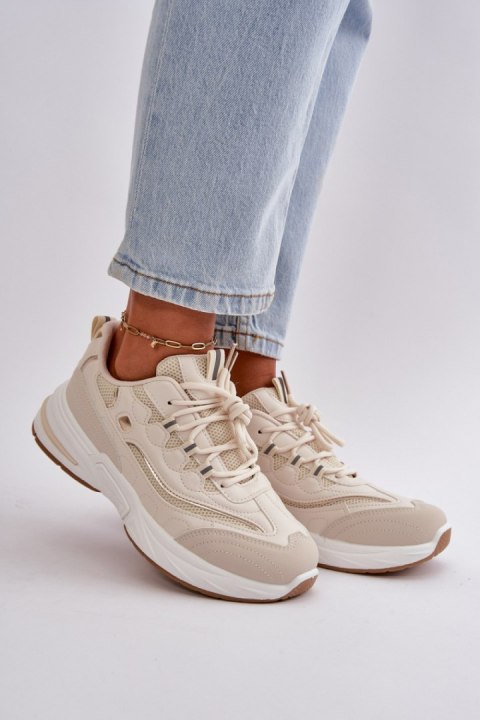 Buty Sportowe Model Verilisse LG911 Beige - Step in style Buty Sportowe Model Verilisse LG911 Beige - Step in style