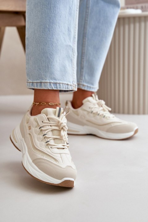 Buty Sportowe Model Verilisse LG911 Beige - Step in style Buty Sportowe Model Verilisse LG911 Beige - Step in style