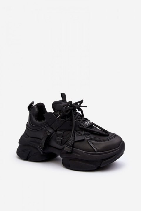 Buty Sportowe Model Windamella LA269P Black - Step in style Buty Sportowe Model Windamella LA269P Black - Step in style