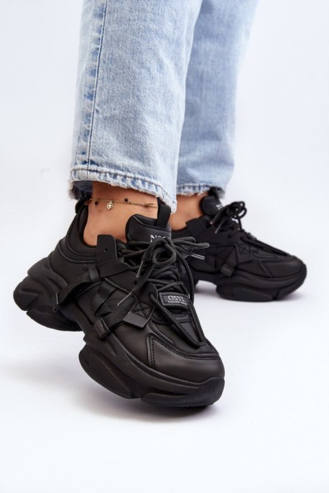 Buty Sportowe Model Windamella LA269P Black - Step in style Buty Sportowe Model Windamella LA269P Black - Step in style