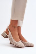 Czółenka Model Gemifa RMR2263-4 Beige - Step in style