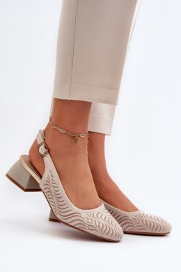 Czółenka Model Gemifa RMR2263-4 Beige - Step in style